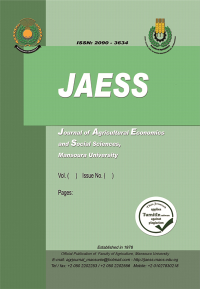 Journal of Agricultural Economics and Social Sciences